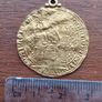 Exceptional Charles 5th Franc a Pied. Hammered Gold French mounted coin. Offers welcome! Image 7