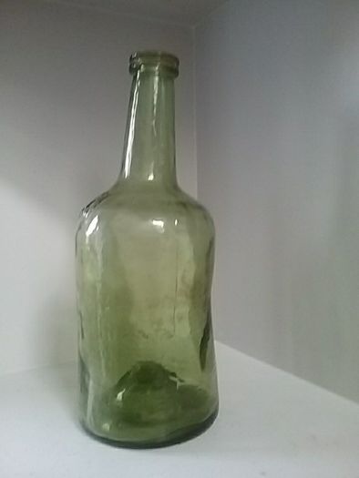 Wonky Green Bottle
