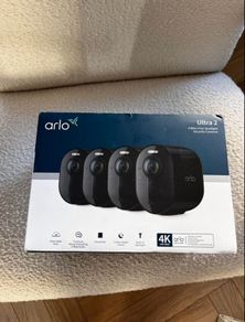Arlo Ultra 2 Security System 4-Camera Kit - Black
