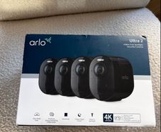 Arlo Ultra 2 Security System 4-Camera Kit - Black