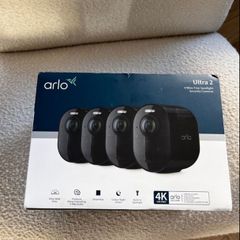 Arlo Ultra 2 Security System 4-Camera Kit - Black