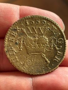 1689 Gunmoney Halfcrown