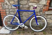 New Funked Up Fixie FixedGear Singlespeed Bicycle - Size 60cm XL to suit a Rider of height 6'1" to 6'4" (186cm to 193cm)