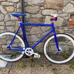 New Funked Up Fixie FixedGear Singlespeed Bicycle - Size 60cm XL to suit a Rider of height 6'1" to 6'4" (186cm to 193cm)