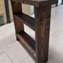 Rustic Wood Bathroom Storage in Vintage Black Image 6
