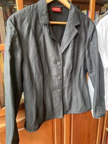 Taifun Black Linen mix jacket
