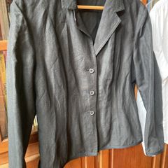Taifun Black Linen mix jacket