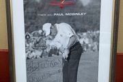 Signed Golf Picture Paul McGinley