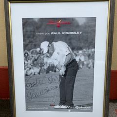 Signed Golf Picture Paul McGinley