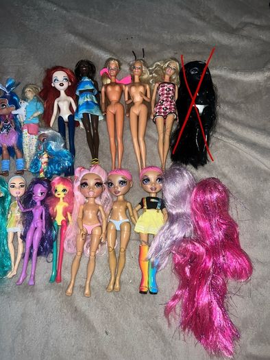 Large Fashion Doll Bundle Rainbow High Barbie LOL OMG Bratz