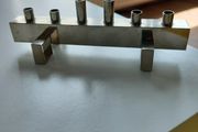 Modernist Candelabra and Candles By Gies