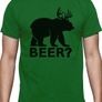 Bear + Deer = BEER Funny Christmas Gift T-Shirt Xmas Image 3