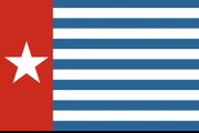 West Papua flag Morning Star FREEPOST