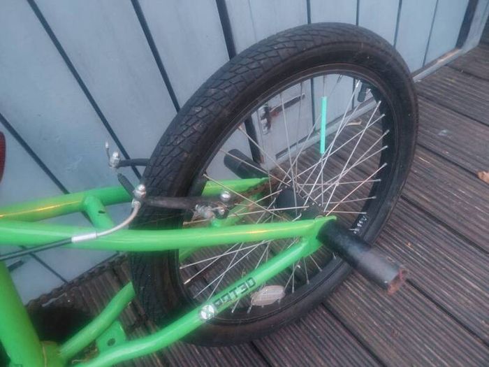 Green BMX bike for sale