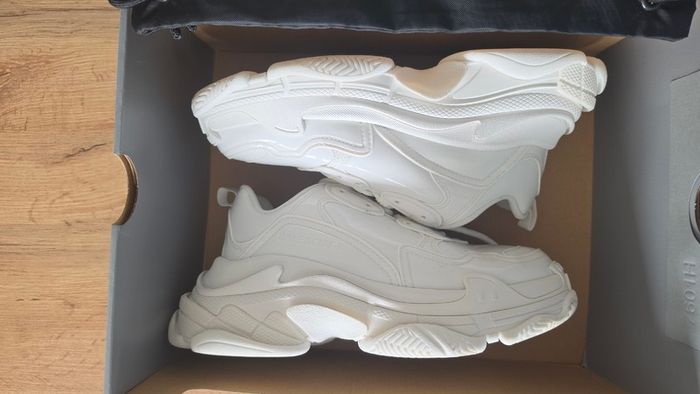 Balenciaga triple s monoblock rubber