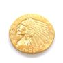 USA 1909 5 Dollars Gold Coin Indian Head Image 3