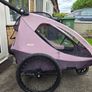 Pink Hauck duo bike trailer/buggy Image 2