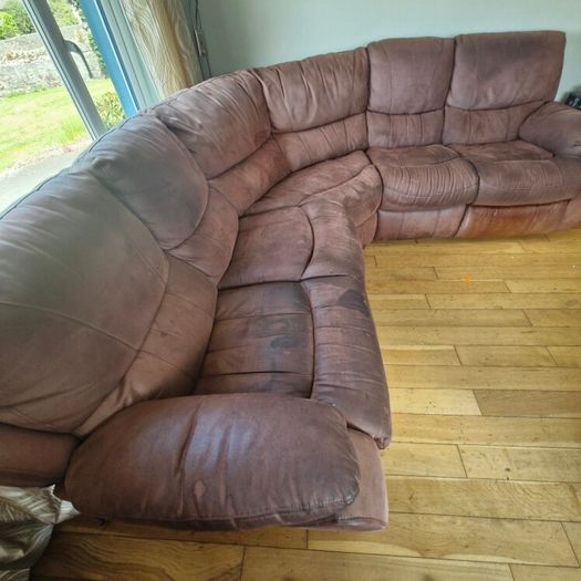 Large Reclining Corner Couch for Sale