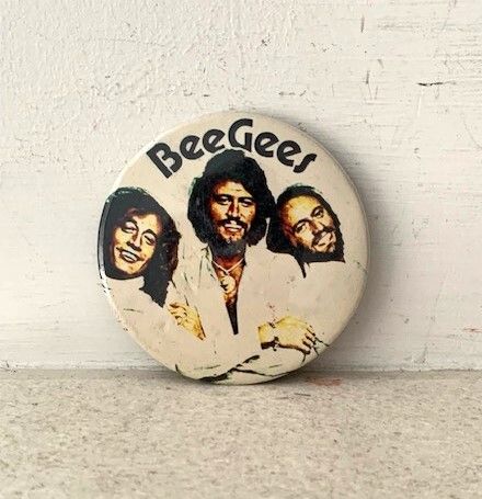 Vintage Bee Gees Badge 1970s