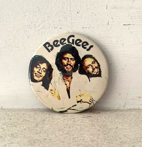 Vintage Bee Gees Badge 1970s