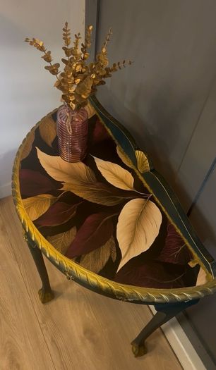 FINAL SALE! Half moon hall table
