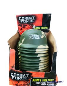 72 Kids Army Helmets - Combat Force - Job Lot Clearance!