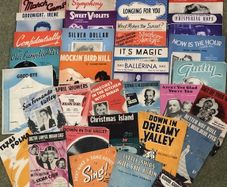 Vintage Sheet Music - Bundle of 36 items