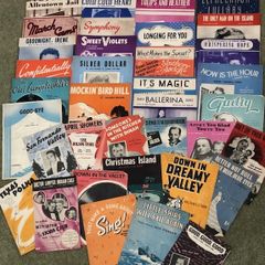 Vintage Sheet Music - Bundle of 36 items