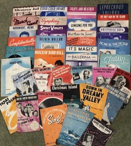 Vintage Sheet Music - Bundle of 36 items