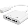 Dual 8 Pin Audio Adapter Charger Splitter For iPhone X 12 XR 11 Pro 8 7 Plus Image 3