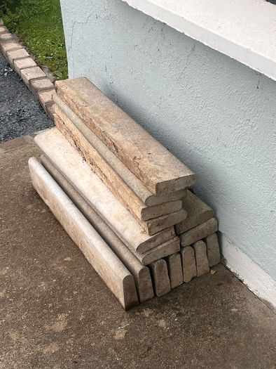 Free concrete boarder