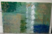 Abstract green painting