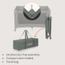 Lionelo ELLEN 3-in-1 Travel Cot with 2 Height Levels Image 3