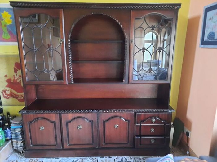 Solid Mahogany Display Cabinet