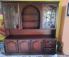 Solid Mahogany Display Cabinet