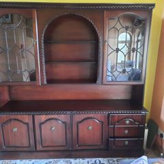 Solid Mahogany Display Cabinet