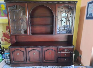 Solid Mahogany Display Cabinet
