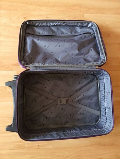 LT creations purple suitcase