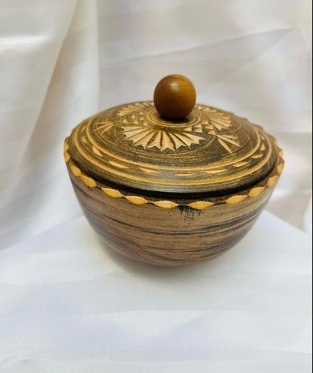 carved wooden bowl