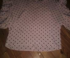 Pink Polka Dot Blouse
