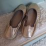 Metallic Gold Ballet flats Image 3