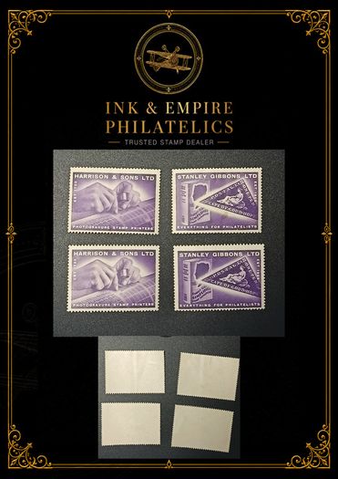 1957 Harrison & Sons  Stanley Gibbons Labels Cinderella Stamps