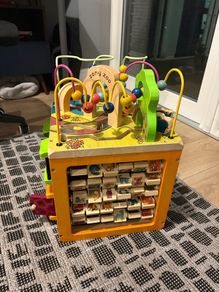 Wooden Zany Zoo Activity Centre Bead Maze and Animal Blocks