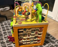 Wooden Zany Zoo Activity Centre Bead Maze and Animal Blocks