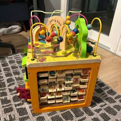Wooden Zany Zoo Activity Centre Bead Maze and Animal Blocks