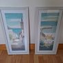 Olivia Allen 2 seascape pictures 63cm x 28cm Image 2
