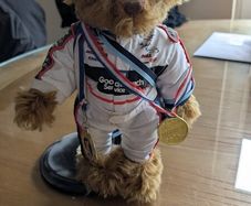 Franklin Mint Dale Earnhardt Intimidater Bear NASCAR