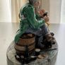 Rare Irish Dresden The Story Teller Guinness Ornament Vintage Collectible Image 4