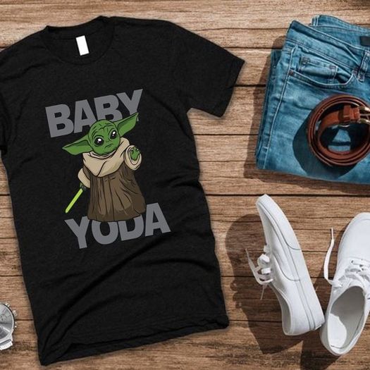 Baby Yoda t-shirt Star wars t-shirt the mandalorian t-shirt tee top shirt