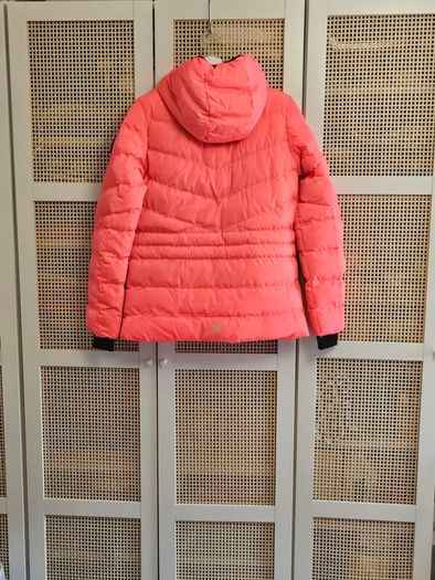 Neon Orange Cars JeansJacket S